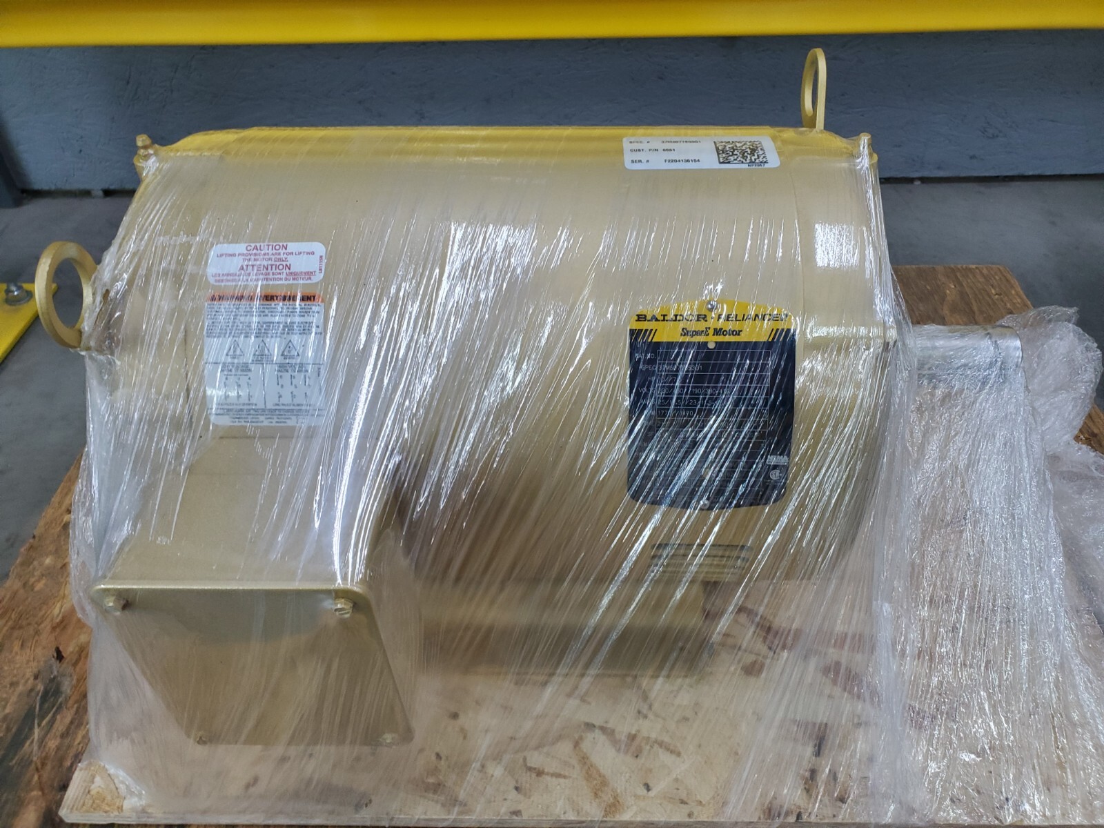 Baldor Electric Motor 10 HP, 230/460V, 1770 RPM, 215T, (Compare to EM3313T)