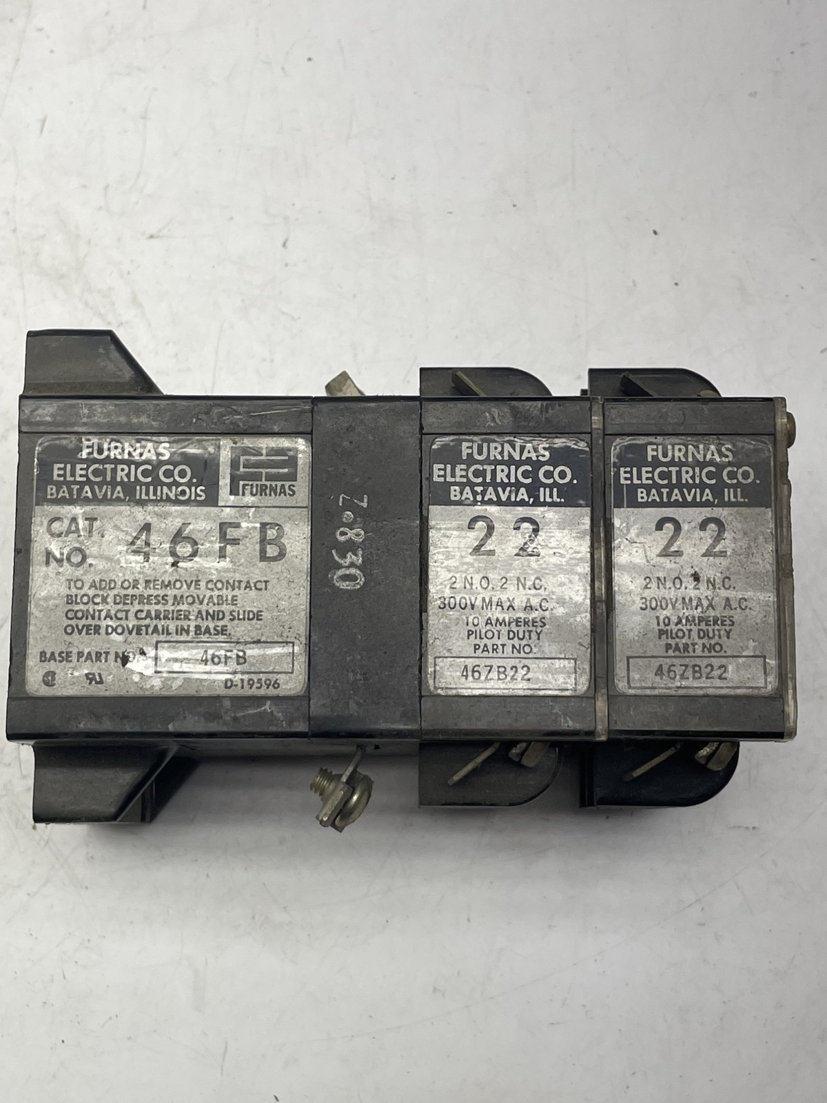 FURNAS 46FB CONTACT BLOCK UNMP 82321