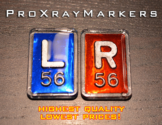 XRay Markers 3 Pairs (3 Lefts and 3 Rights) NEW