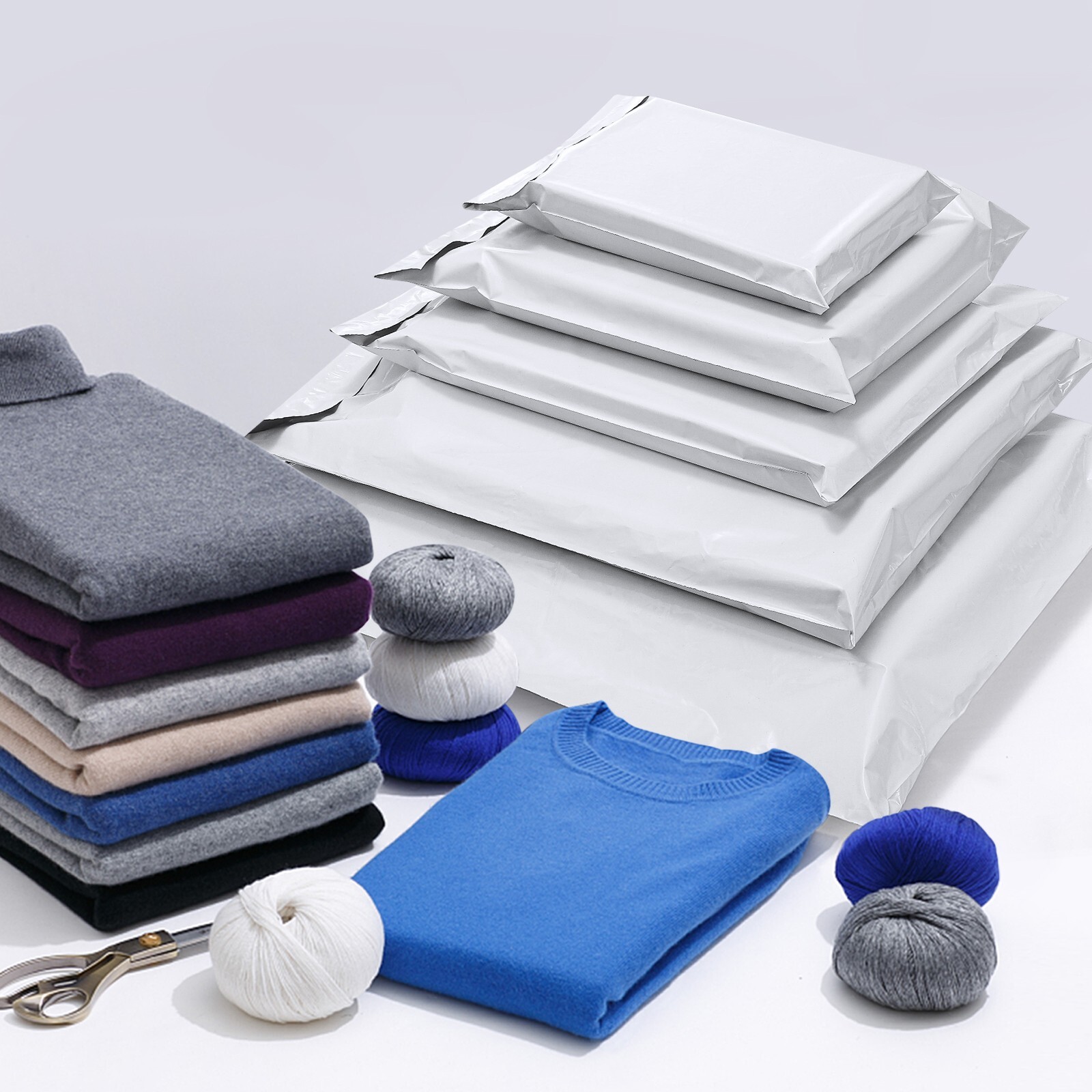 Poly Mailers Shipping Bags Mailing Poly Bags Strong Self Seal- Choose Color Size