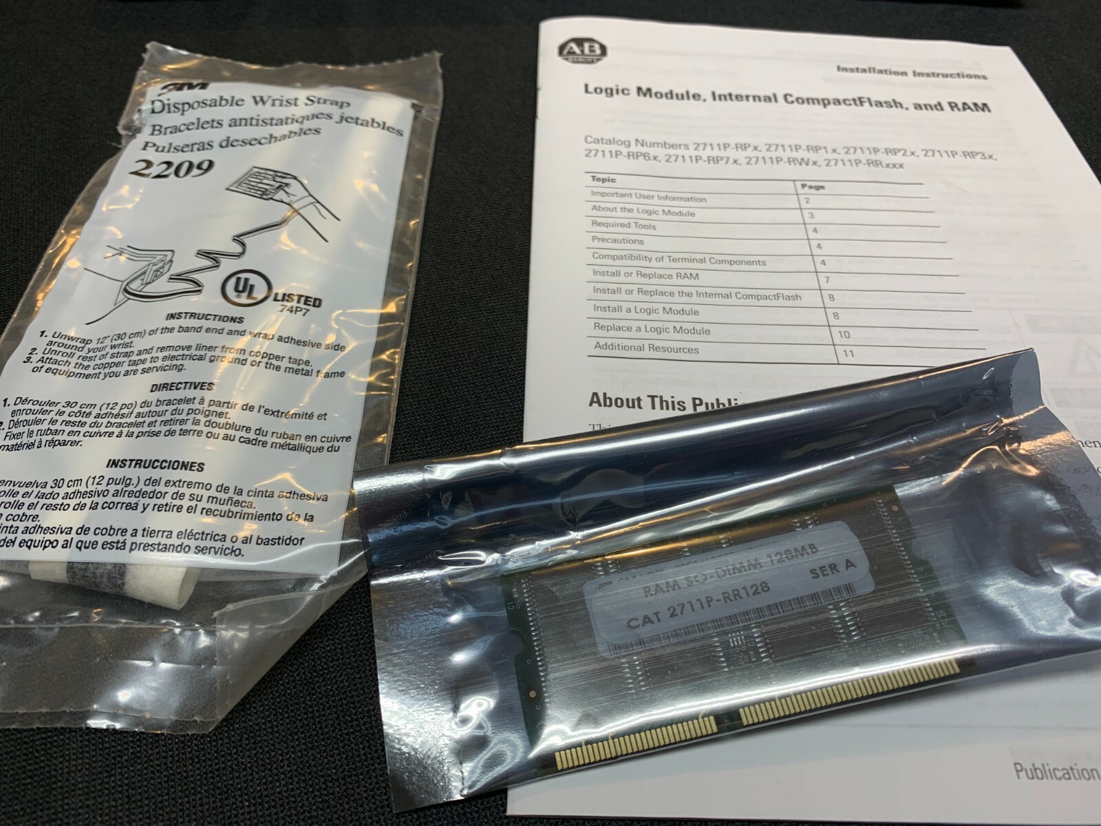 Rockwell Automation Allen-Bradley 2711P-RR128 RAM SO DIMM 128MB *BRAND NEW*