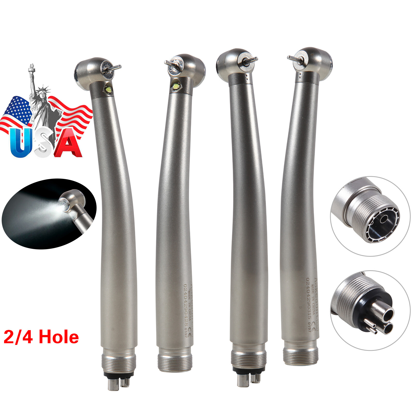 NSK Style Dental Fiber Optic LED E-generator/ High Speed Handpiece 2HOLE/4HOLE