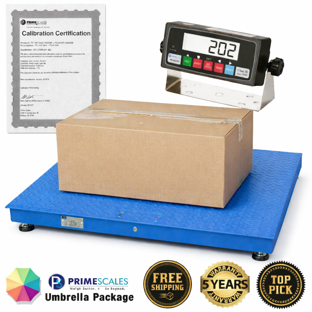 New 48″x48″ Industrial Floor Scale 10000 lb Pallet Scale Heavy Duty Warehouse