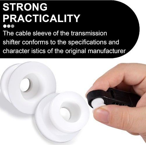 2 Pcs Shifter Bushing, Shifter Cable Bushing, Shift Linkage Bushin Size: 2 pcs