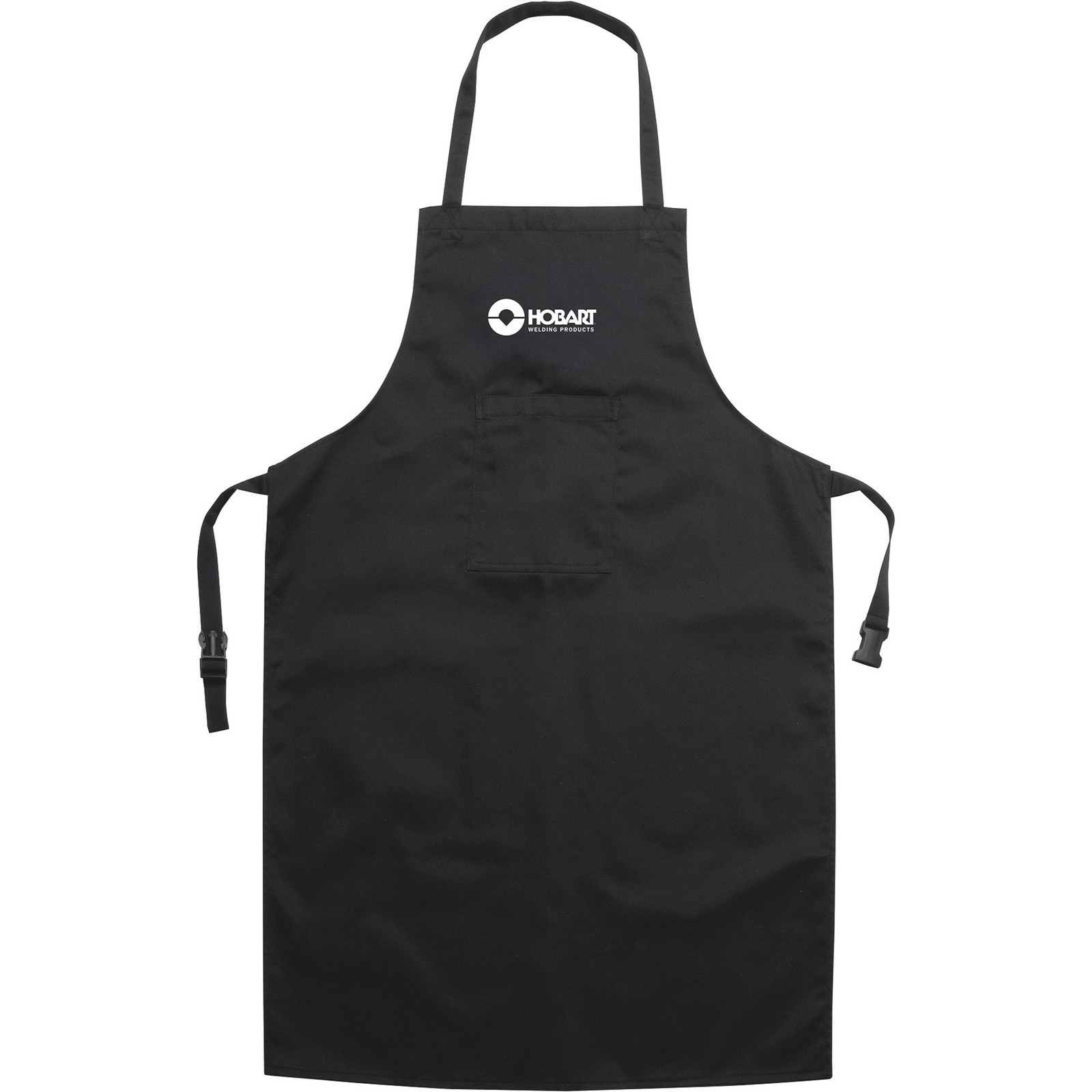 Hobart Welding Apron, Flame-Retardant Cotton, Black, One size fits most, Model#
