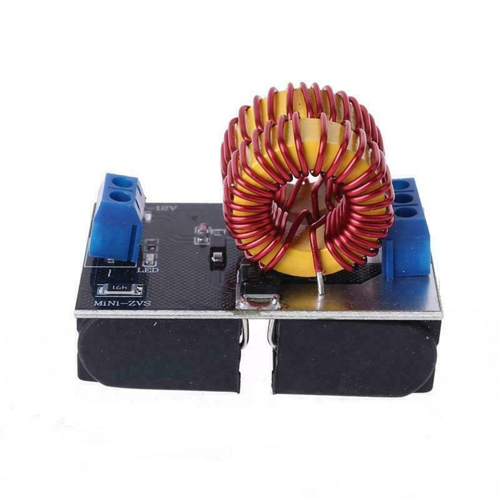 DC 5V-12V 120W Mini ZVS Induction Heating PCB Board Flyback Driver Heater Coil