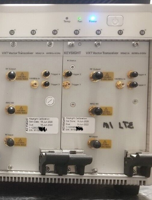 Keysight PXIe 6GHz Analyzer M9421A opt 506/B1X/HDX/MMO/MTS/PS1 VXA WLAN VSA