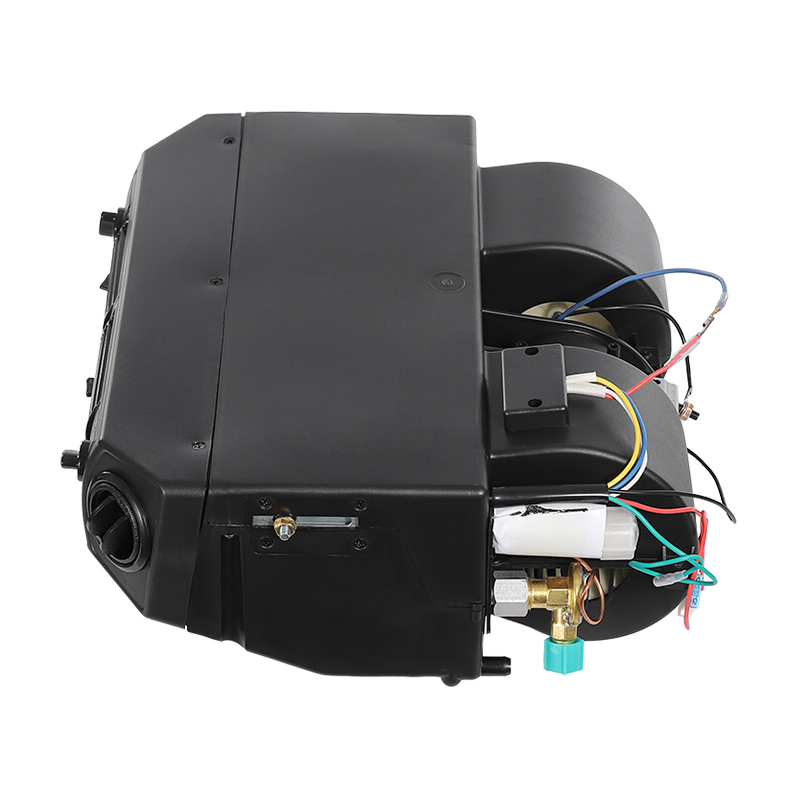 15.75*13.19*5.31in 80W 12V Black ABS Air Conditioning Evaporator W/ Drain Hose