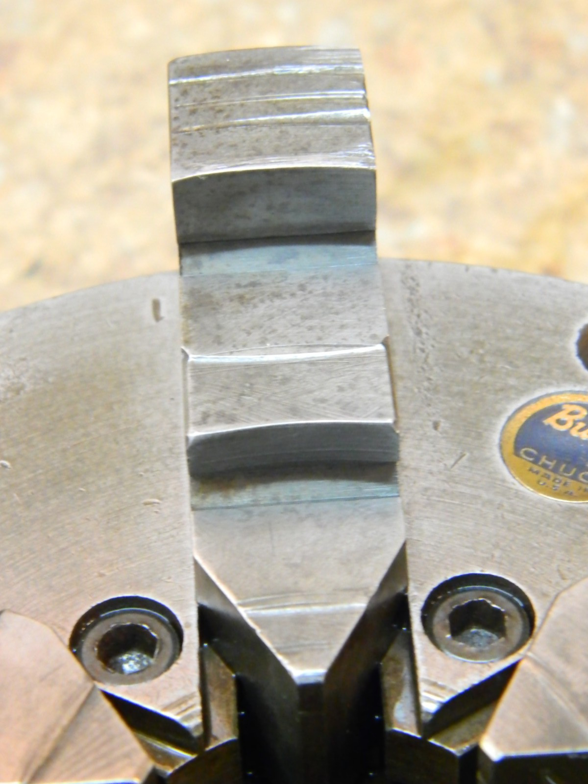 BUCK LATHE CHUCK 3662 6 JAW ADJUST TRU 6″ SOLID JAWS
