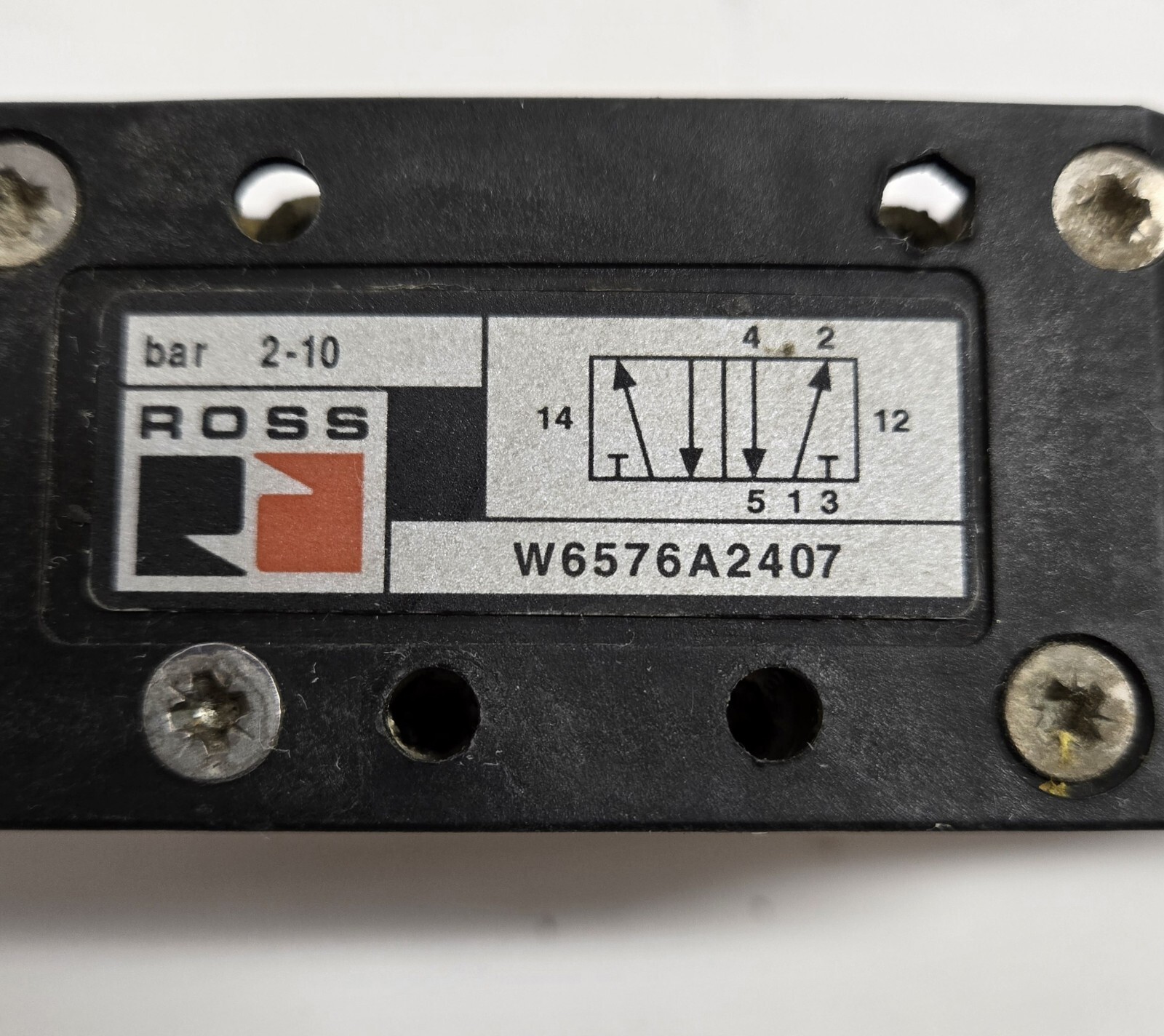ROSS CONTROLS VALVE W6576A2407.