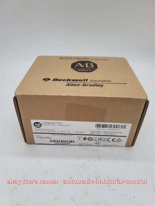New Sealed AB 1769-PB2 In Box Expedited Ship