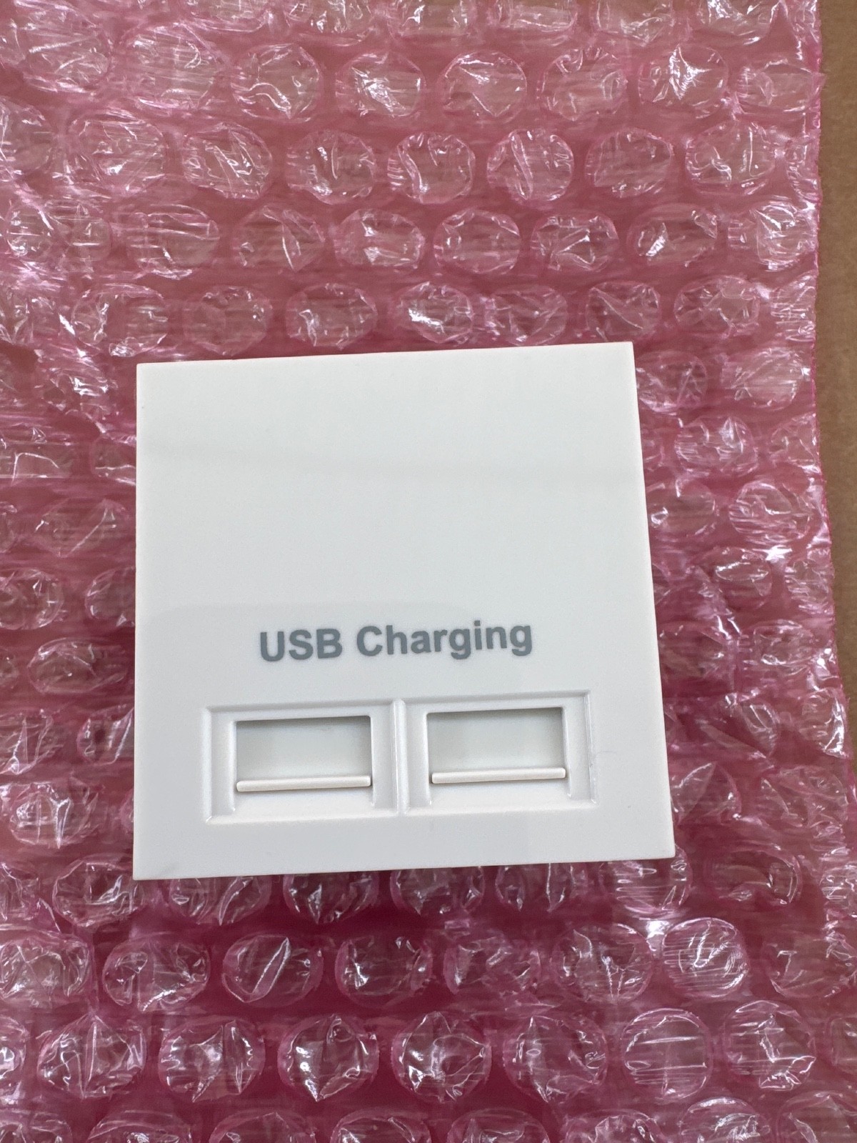 LOT 2 PCs MK K5837WHI Module USB Charging Module white