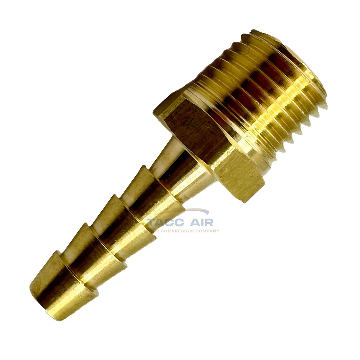 10 Pack 1/4″ ID Hose Barb x 1/4″ Male NPT Pipe Thread Brass Straight Fitting