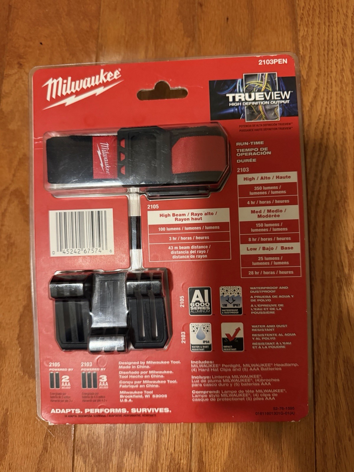 Milwaukee 2103PEN Head Light and Penlight Kit