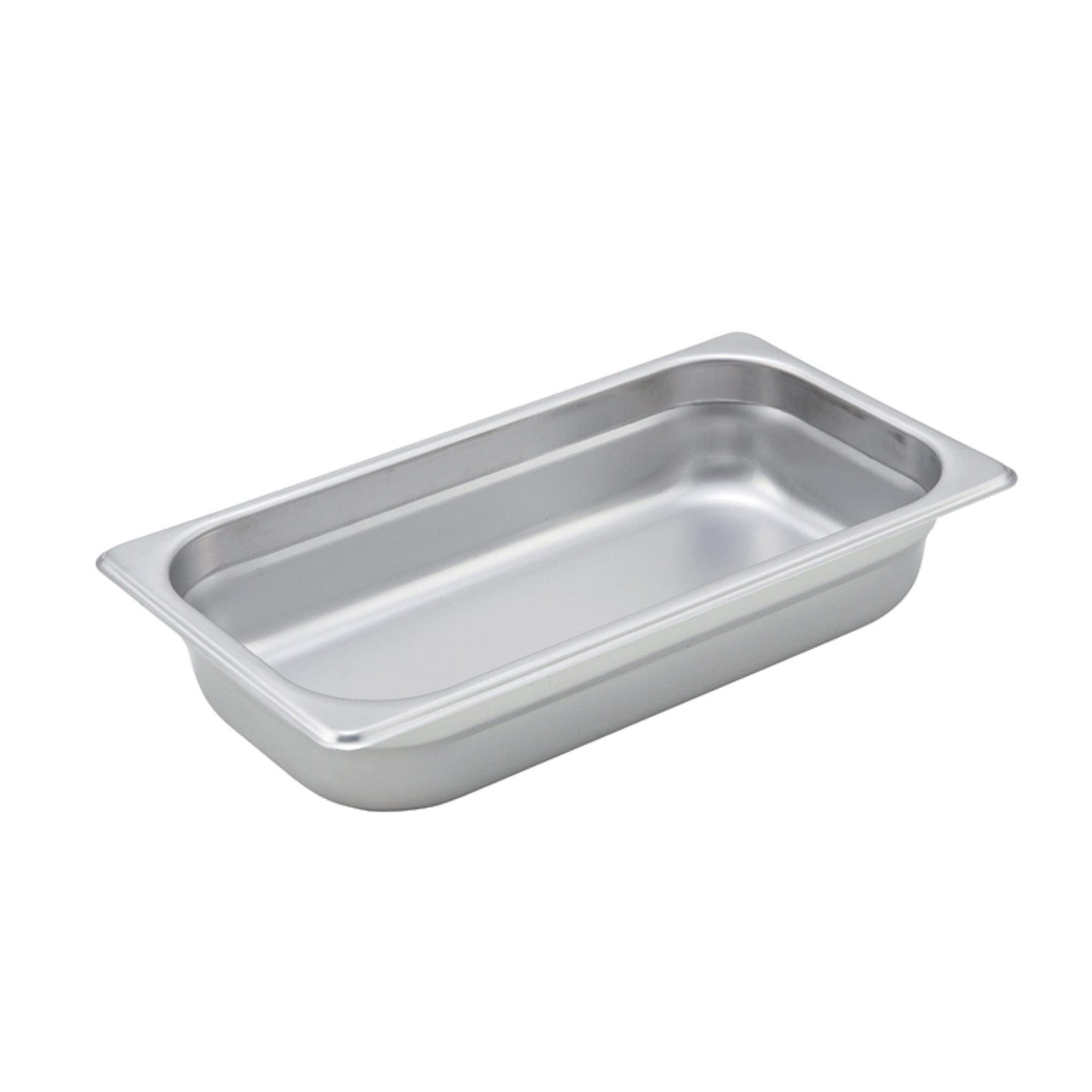 Winco Steam Table Pan, 1/3 size x 2-1/2 inch deep [SPJM-302] 24, Silver