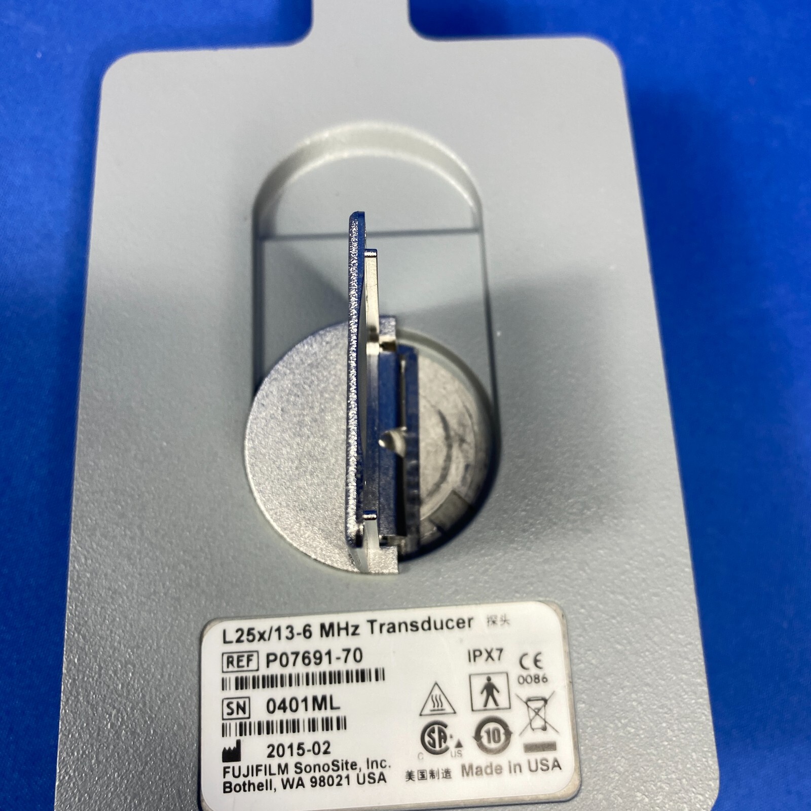 Fujifilm Sonosite L25x/13-6 MHz Ultrasound Transducer M-Turbo Edge Edge II S II