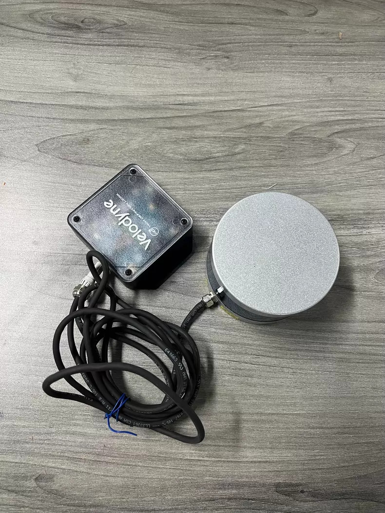 Used Velodyne VLP-16 Puck 3D LiDAR Sensor 16CH 100m 360° w/ HD Interface Box#HL