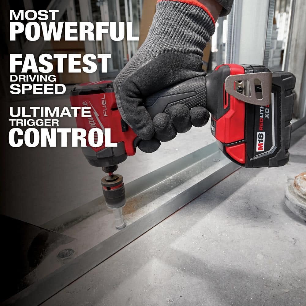 Milwaukee M18 FUEL 18V Lithium-Ion Brushless Cordless Kit w/ 2x 5.0 Ah Batteries