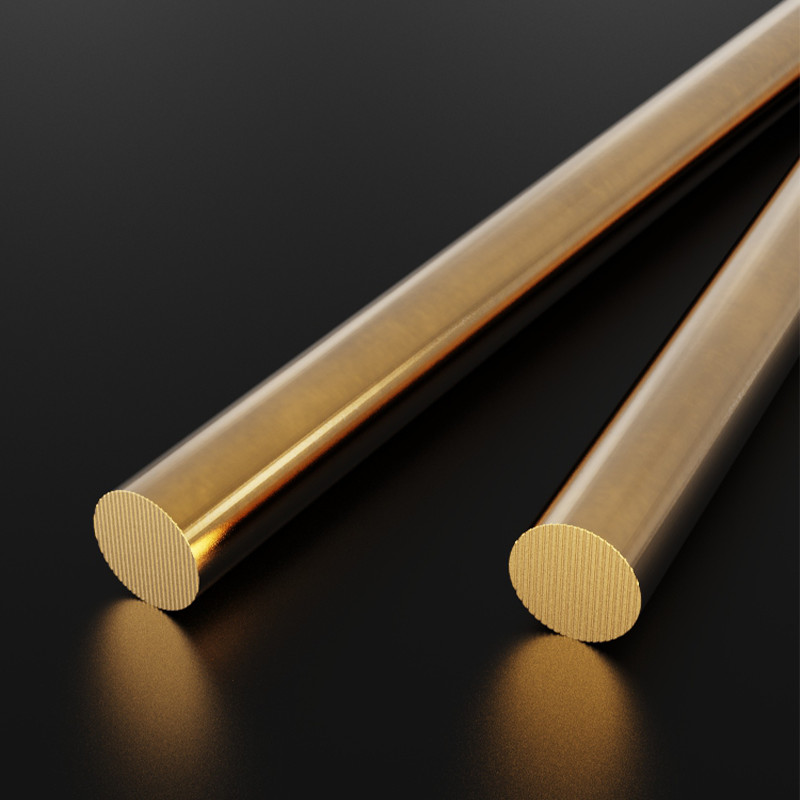 H62 Brass Solid Rod Metal Round Bar Ø:3mm-50mm Length:100/150/200/250/300mm