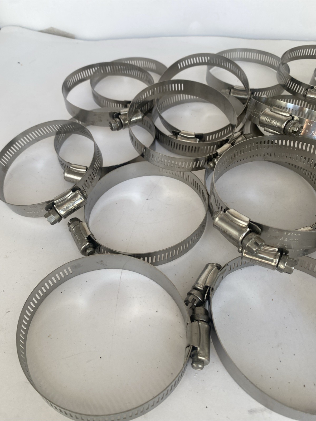 Ideal Tridon #44 Hose Clamp LOT OF 25 – 3-1/4” 34-82mm ALL STAINLESS 44 Mexico