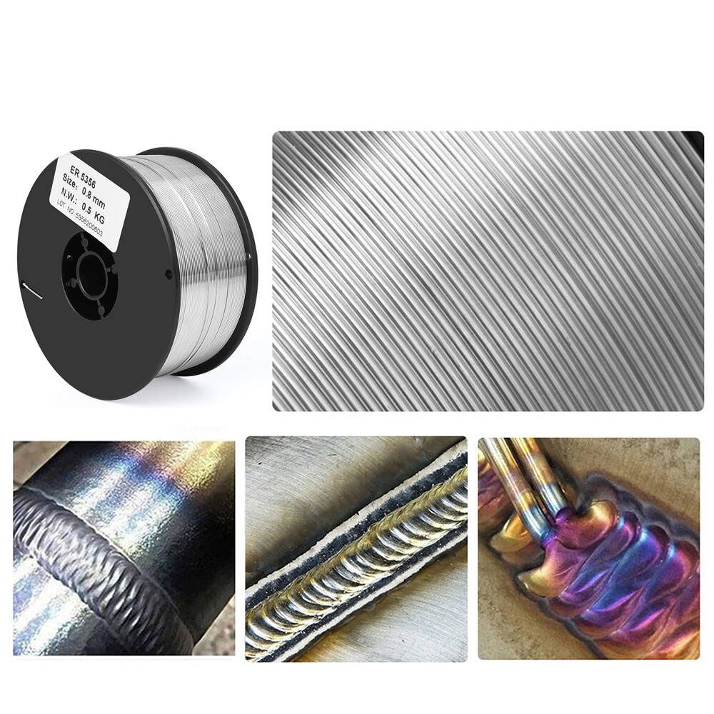 Hitbox® Aluminum Solid MIG Welding Wire .035 – 1 lb/0.5KG ER5356 For Welder New