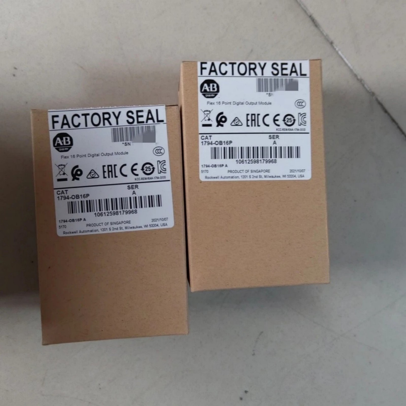 Brand New AB 1794-OB16P/A Digital Output Module 1794OB16P serA US Free Ship&Tax