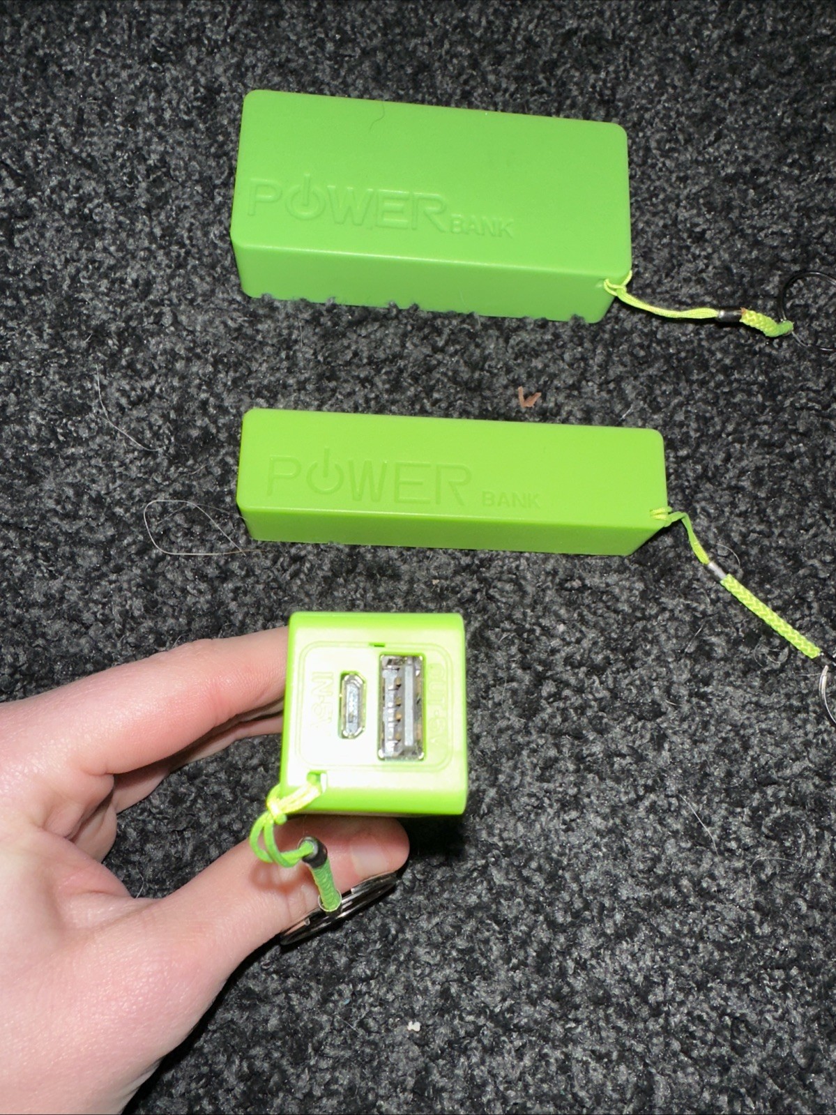 Lot Of 3 Power Bank Portable Charger Block