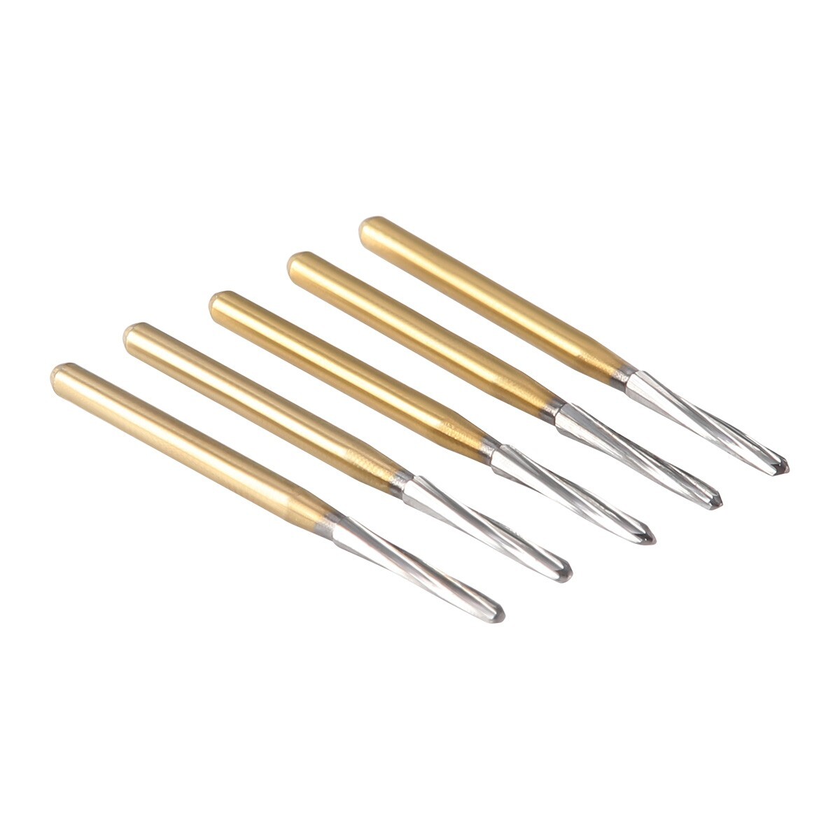 5PCS Dental Endodontic ENDO-Z Tungsten Carbide Burs FG Round Bur High Speed 21mm