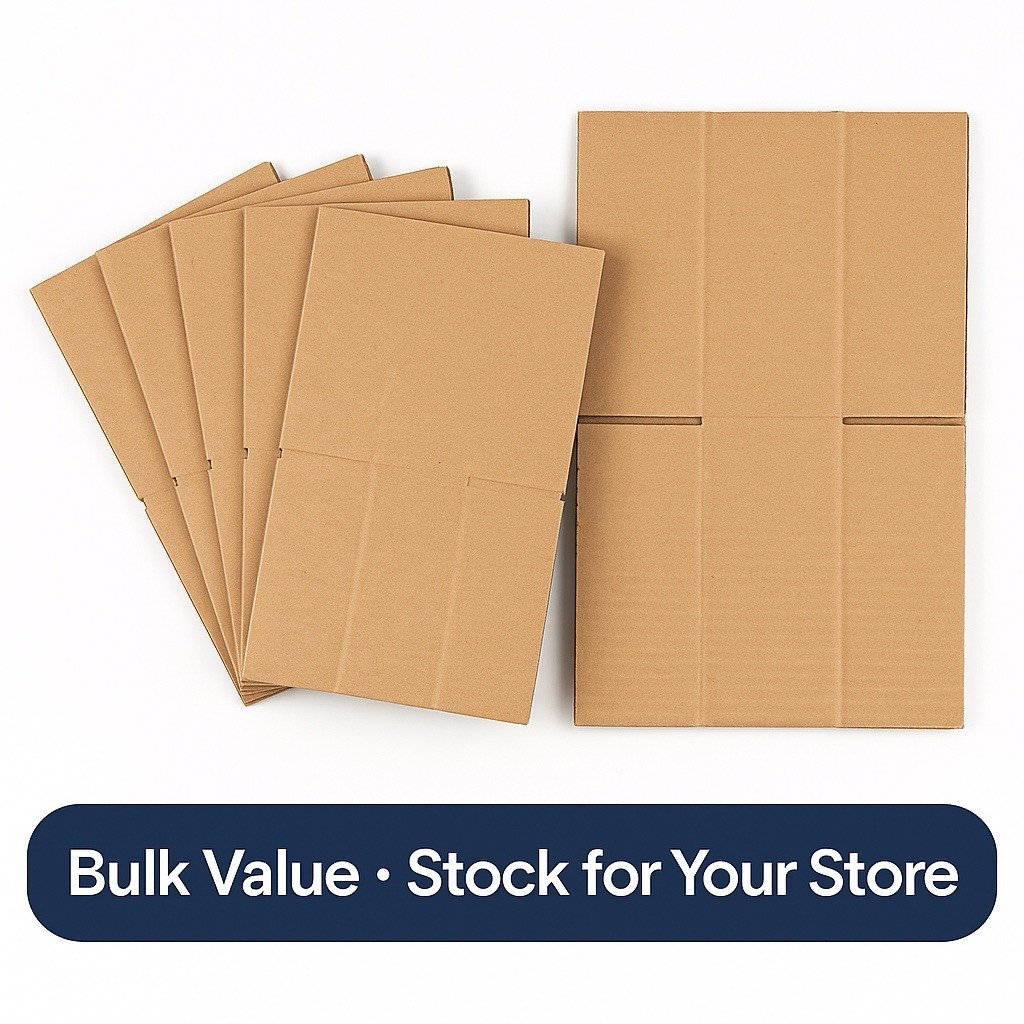 100 8x6x4 Shipping Boxes Cardboard Corrugated Mailing Packing Cartons USA
