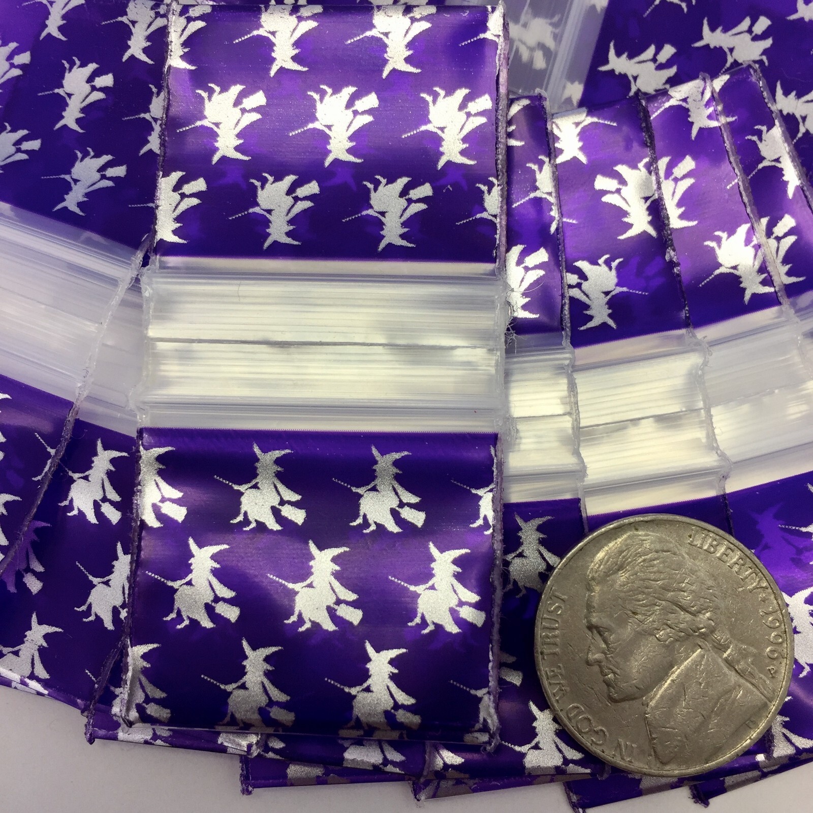 2.5 MIL 12510 MINI ZIP DESIGN BAGS 1.25″X1″ 10 DSN PRE-MIX 1000PCS, READ DETAILS