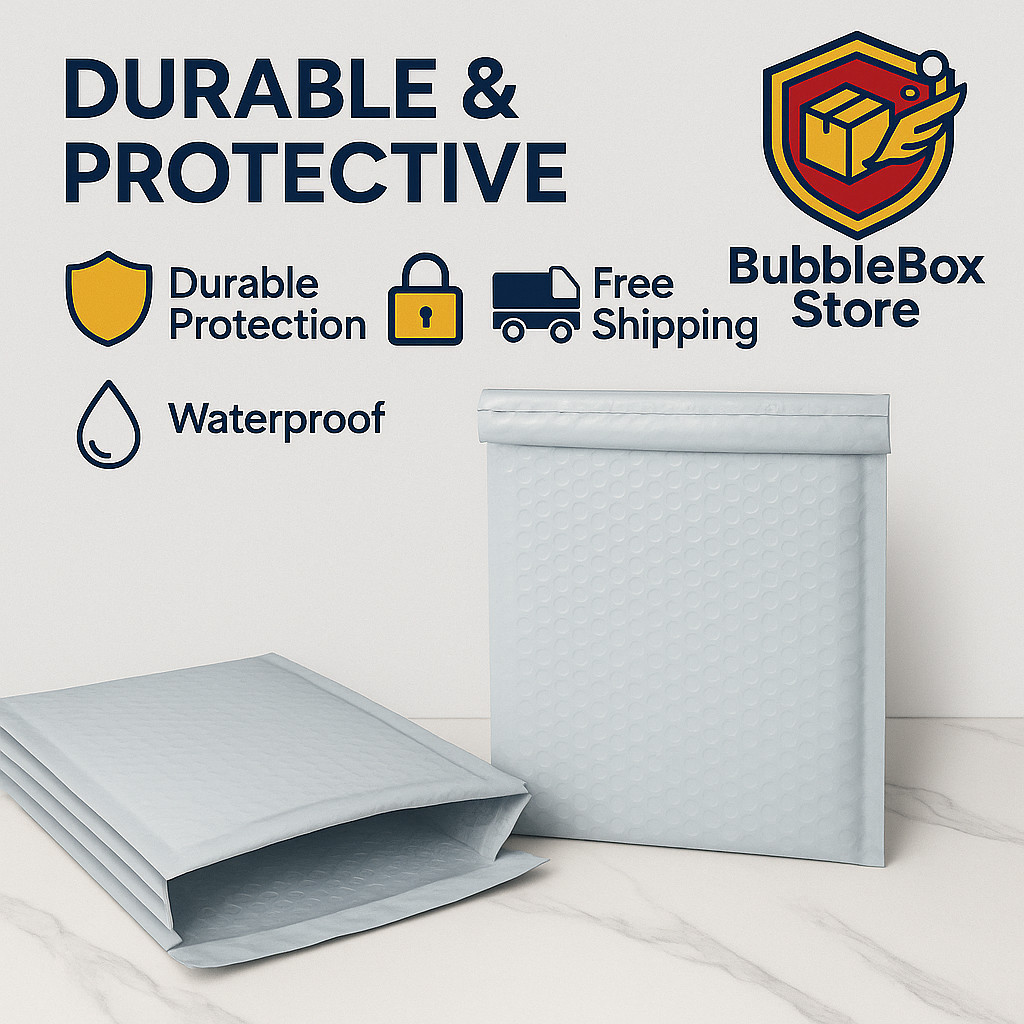 ANY SIZE POLY BUBBLE MAILERS SHIPPING PADDED BAGS MAILING ENVELOPES SELF SEAL