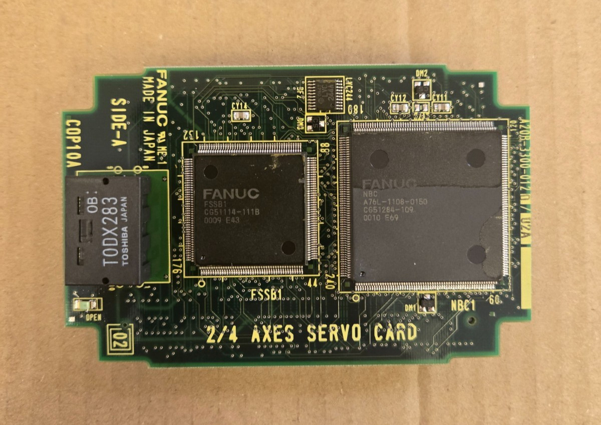 FANUC 2/4 Axes Servo Card A20B-3300-0120/02A, Used