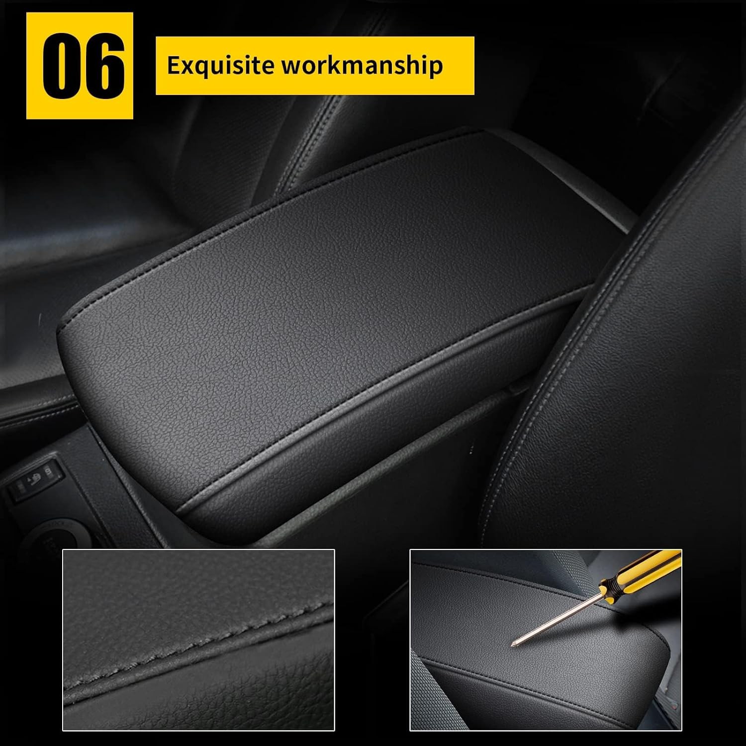 2012-2017 Toyota Camry Console Armrest Covers Fits 2012-2017 Toyota Camry