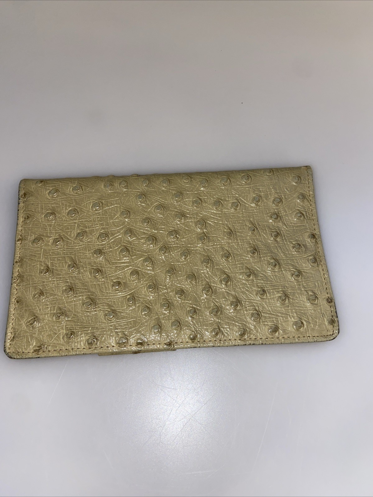 VTG Pigskin leather Pocket Day Planner Wallet/Checkbook senior Sz made canada