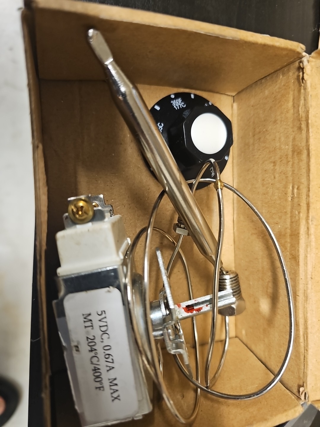 Fryer Thermostat For Pitco 60124501 Imperial 1175 American Range 11113 200-400F