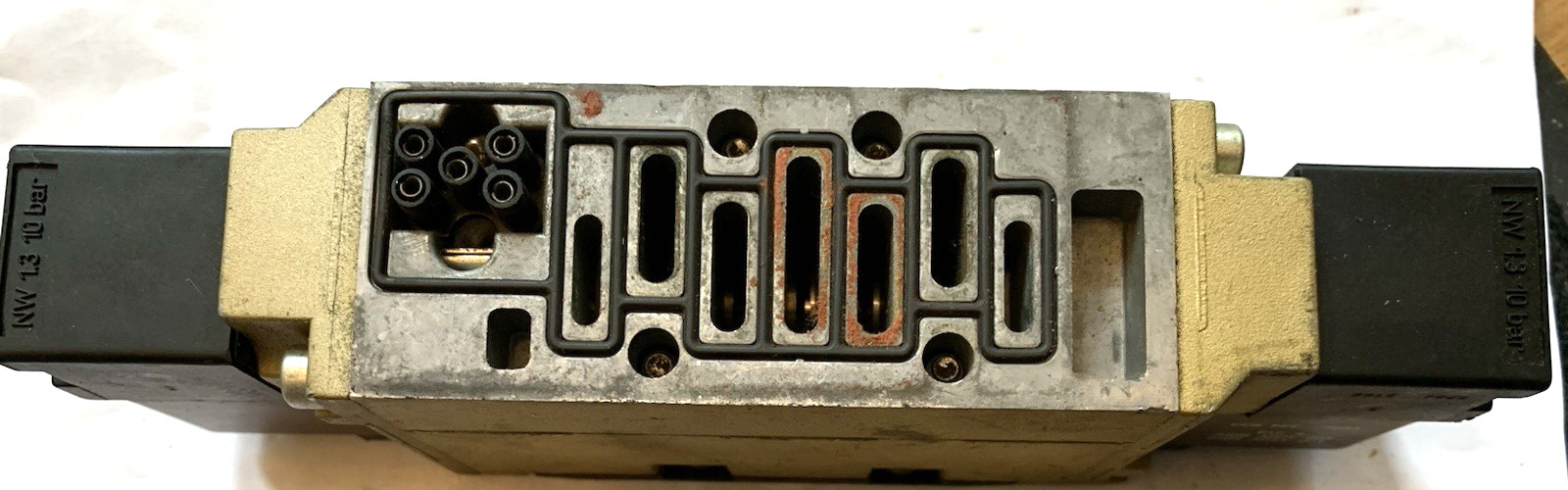 ROSS W6576A2407 PNEUMATIC SOLENOID VALVE, BAR 2-10 $25 + FREE SHIPPING