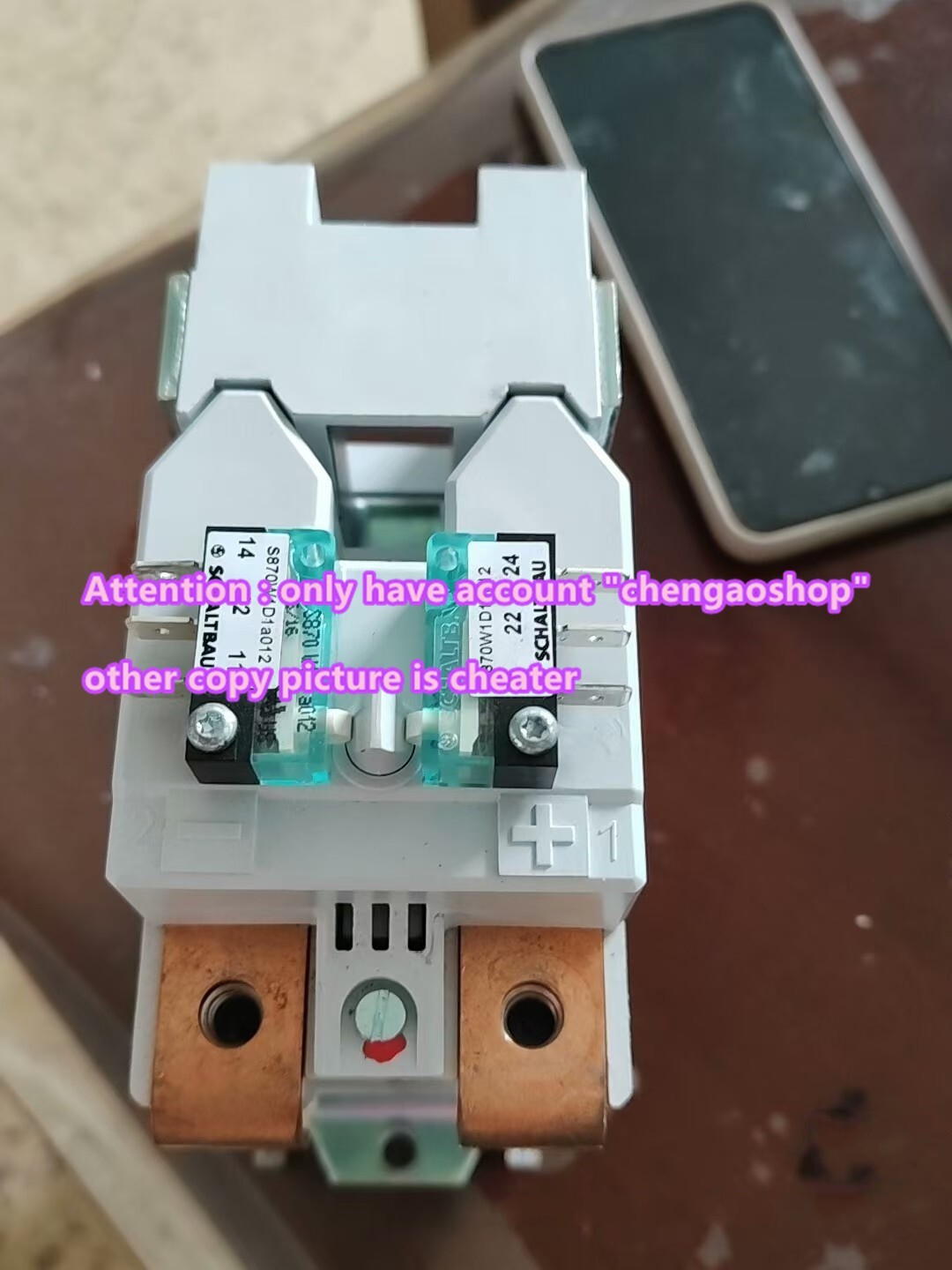 1PcS Used C195 A/24EV-U2 Contactor by Fedex or DHL #N1018F YF