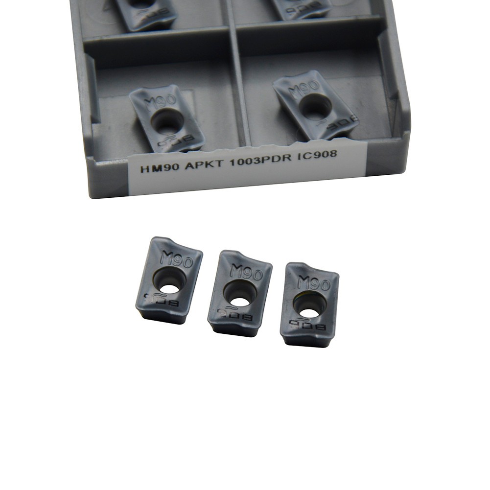 ISCAR HM90 APKT1003PDR IC908 carbide inserts 10pcs(1pack)