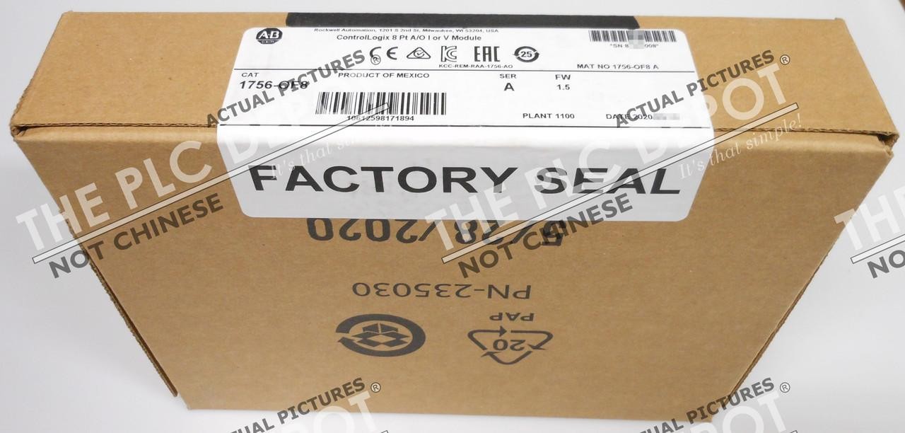 SEALED Allen Bradley 1756-OF8 ControlLogix Analog Output Current #008