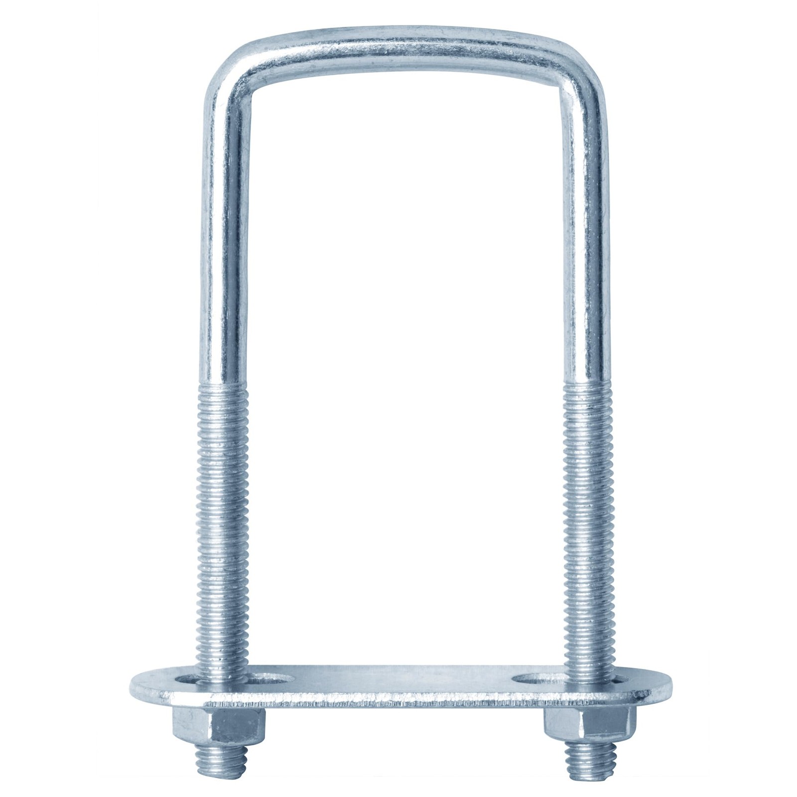 10 Pcs 1-1/2″ Inch Wide Square U-Bolt for Trailer, 3/8″ x 1-1/2″ x 4-3/8″, Elect