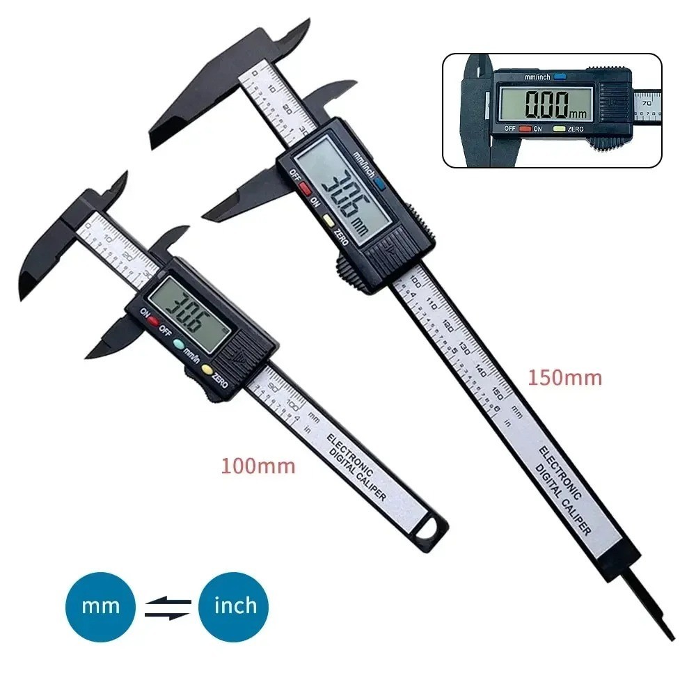 6″ 150mm Digital Caliper Micrometer LCD Gauge Vernier Electronic Measuring Tool