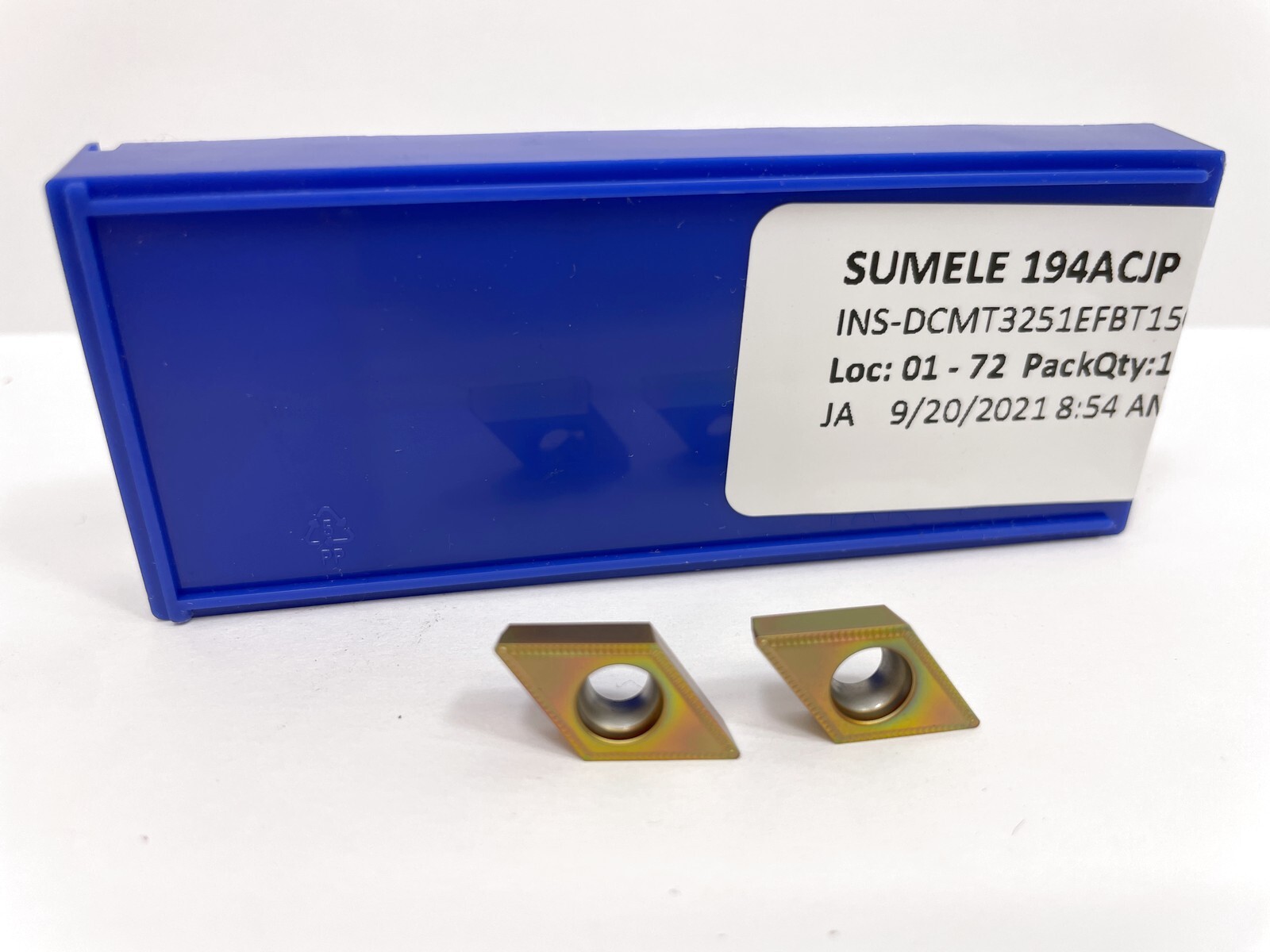 SUMITOMO DCMT3251EFB New Cermet Inserts Grade T1500Z 10pcs