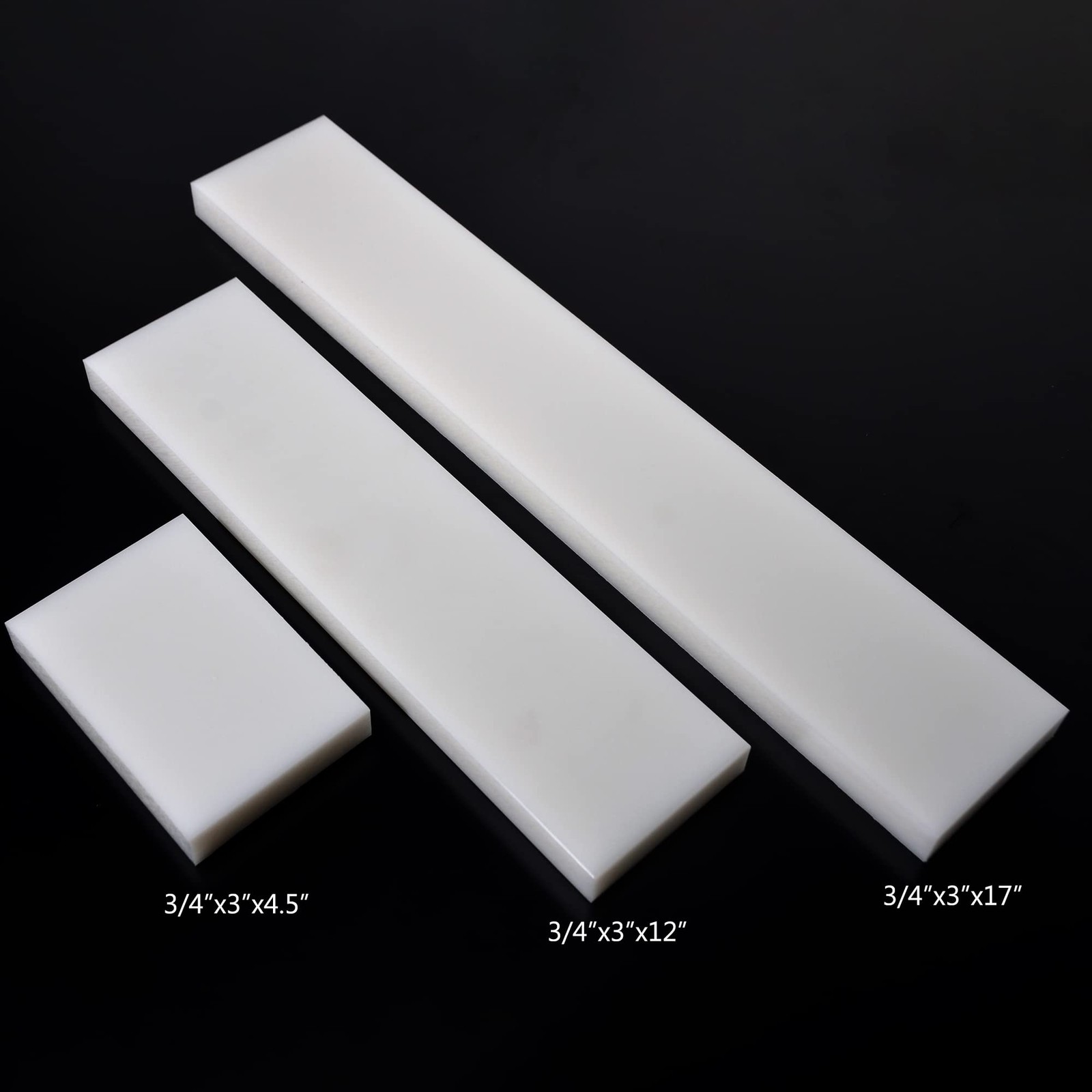 HDPE Block Black PE Polyethylene Rectangular Solid Plastic Tapping Block High