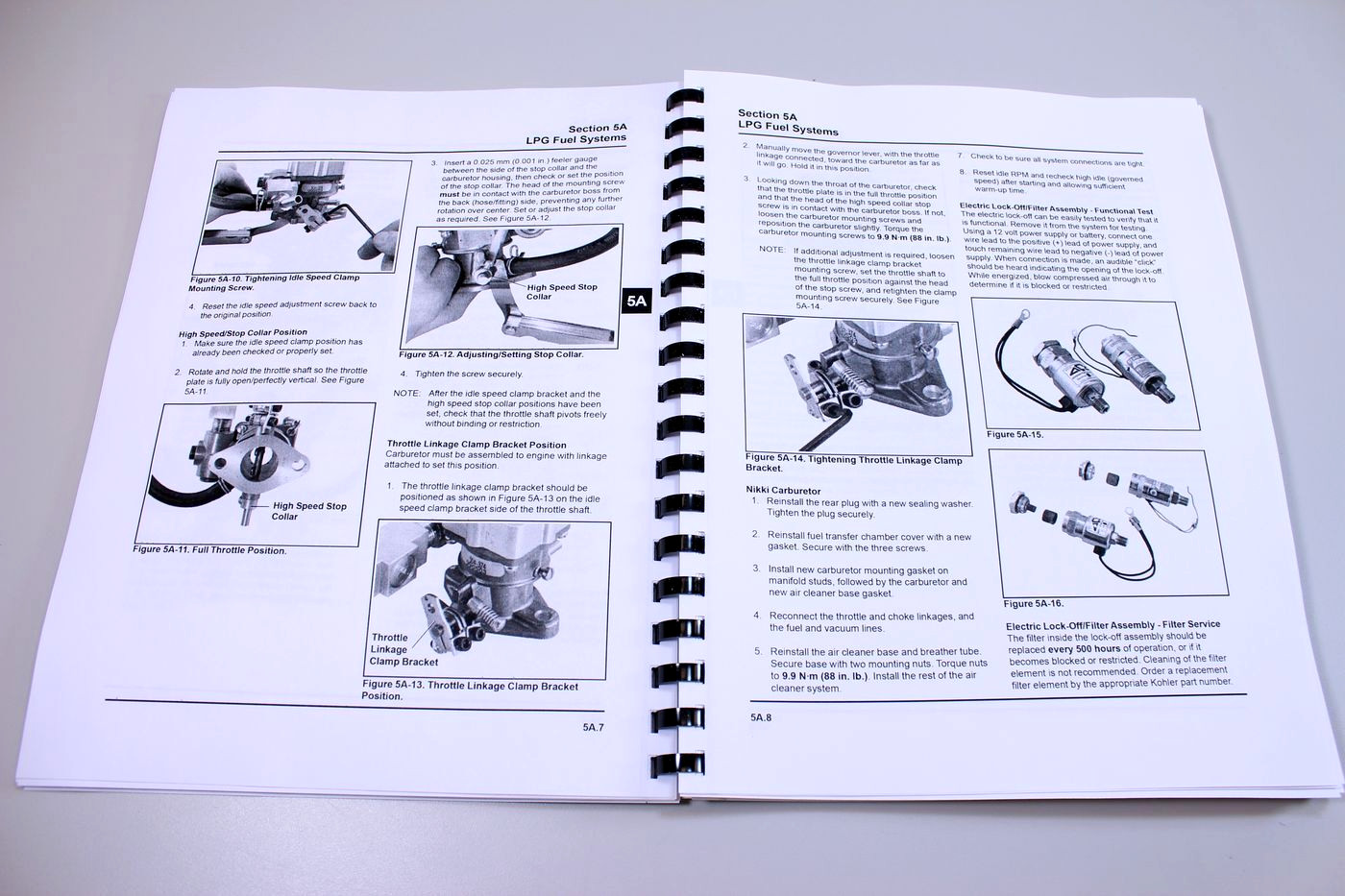 Kohler Command Pro 27 Ch18-745 Horizontal Engine Service Repair Manual Book