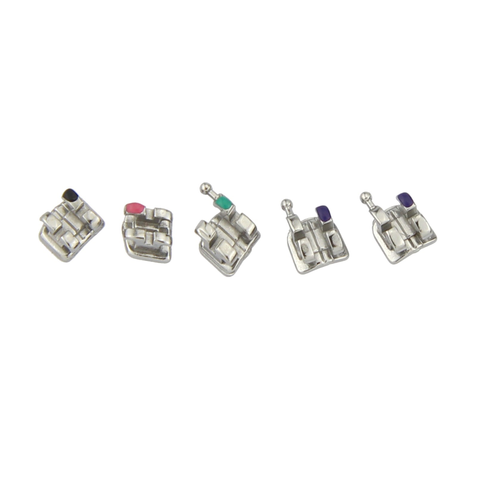 Dental Orthodontic Brackets Braces MIM Metal Mini Roth MBT 018 022 345 Hooks