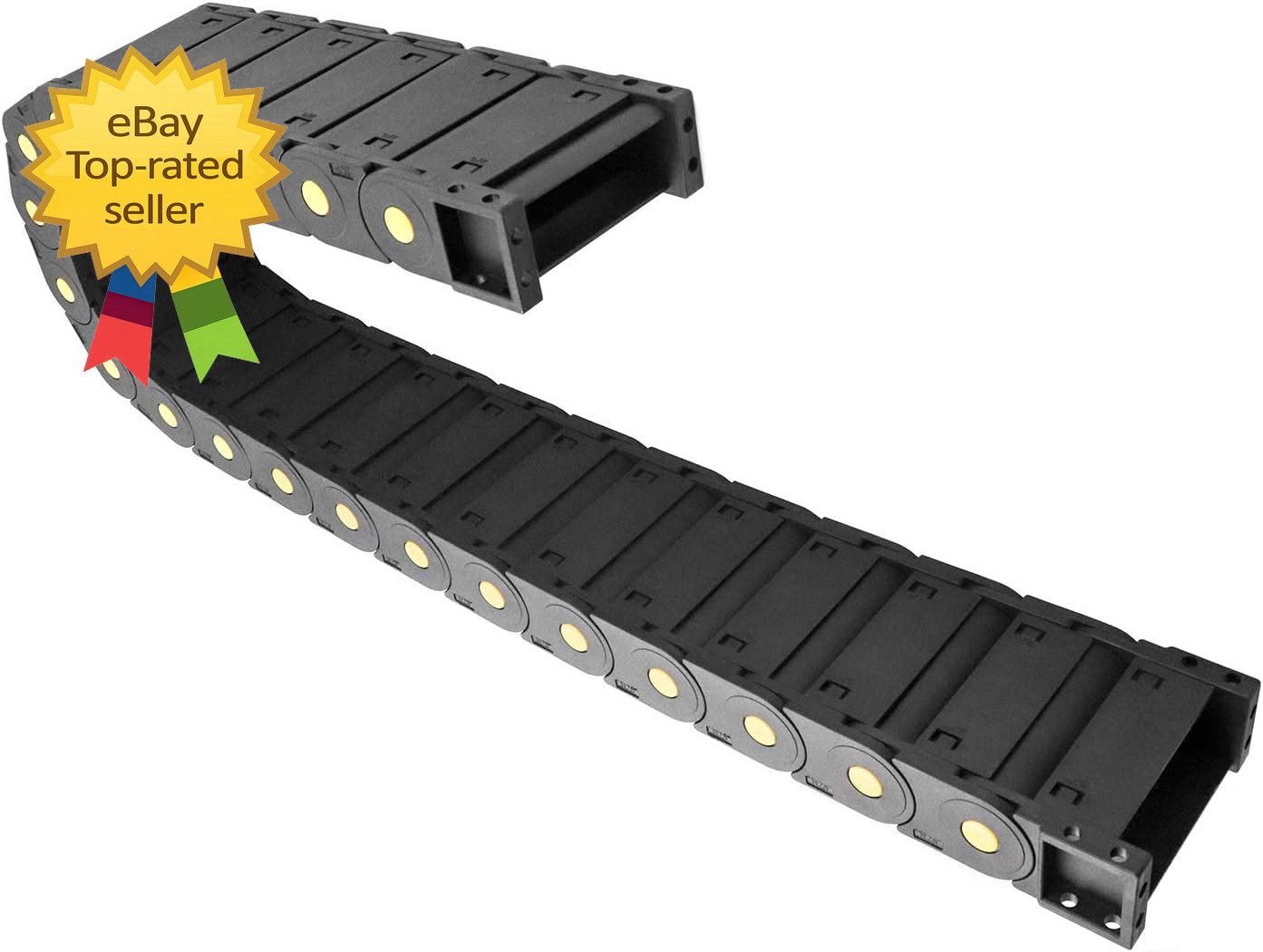 Cable Drag Chain Wire Carrier High Toughness Closed Plastic Chain 25Mm X 77Mm