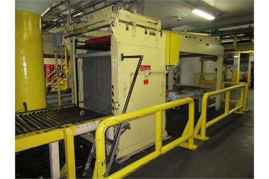 CURRIE HIGH LEVEL CASE PALLETIZER, MULTI PATTERN LOADING