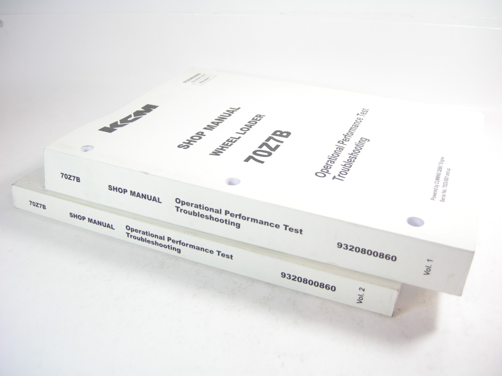 Kawasaki 70Z7B Operational Performance Test Troubleshooting Service Shop Manual