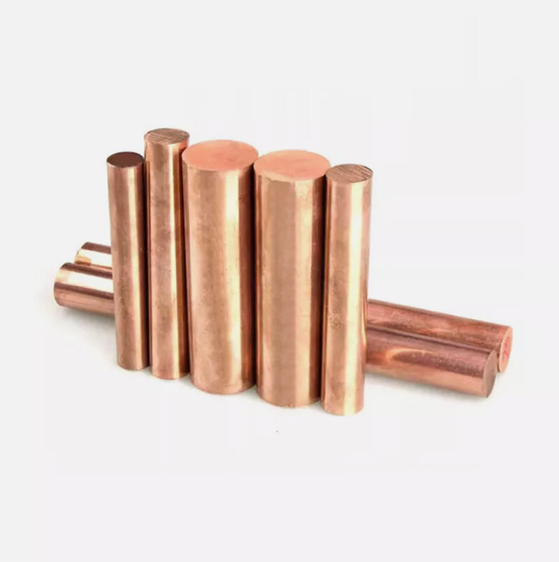 1/2pcs φ8-100mm Length100/150/200/250/300mm 99.9%Pure Copper T2 Cu Round Rar Rod