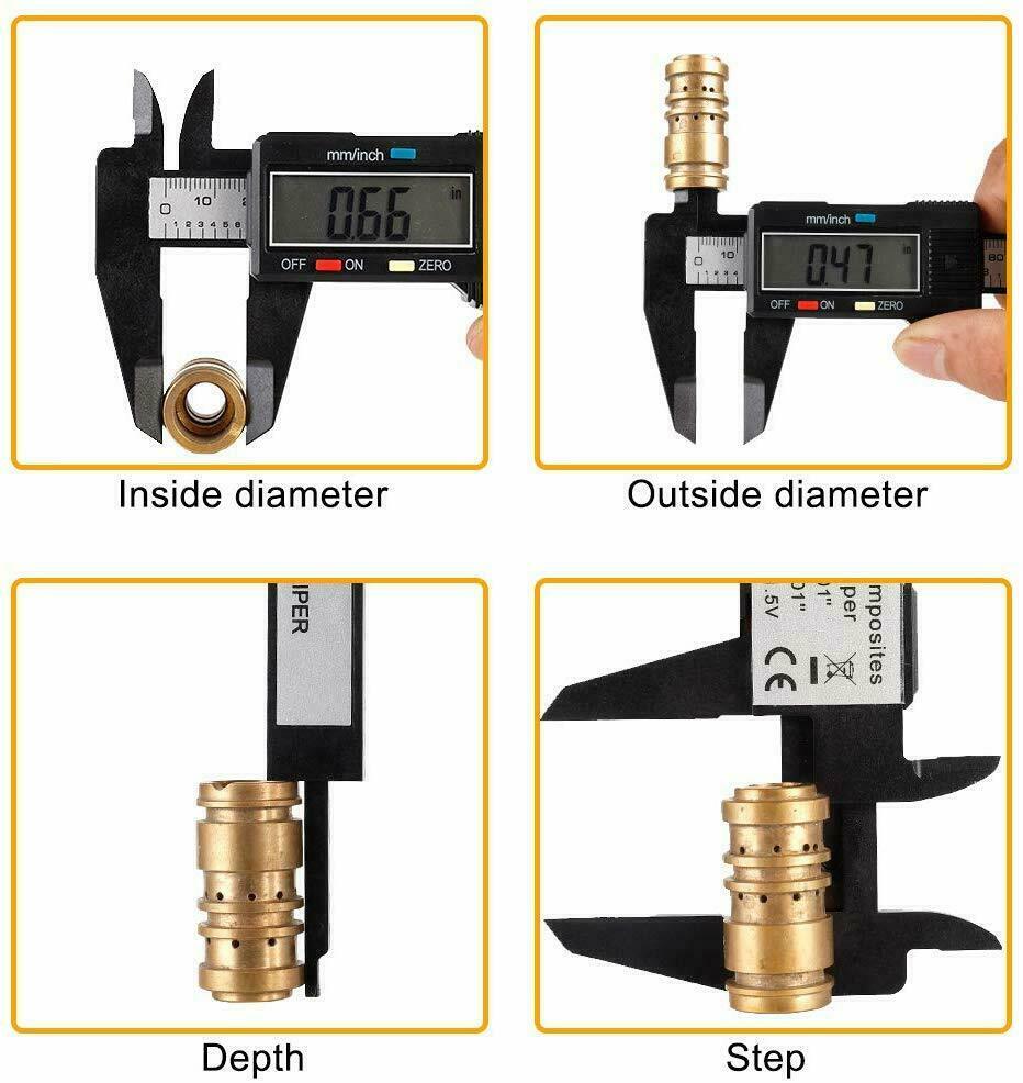 6″ 150mm Digital Caliper Vernier Electronic Gauge Meter Ruler Measure Tool 0.1mm